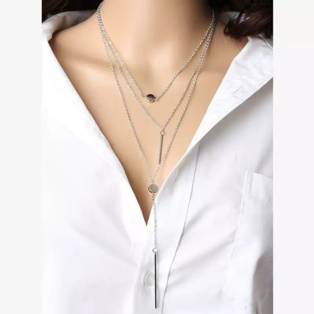Multi Layer Bar Necklace